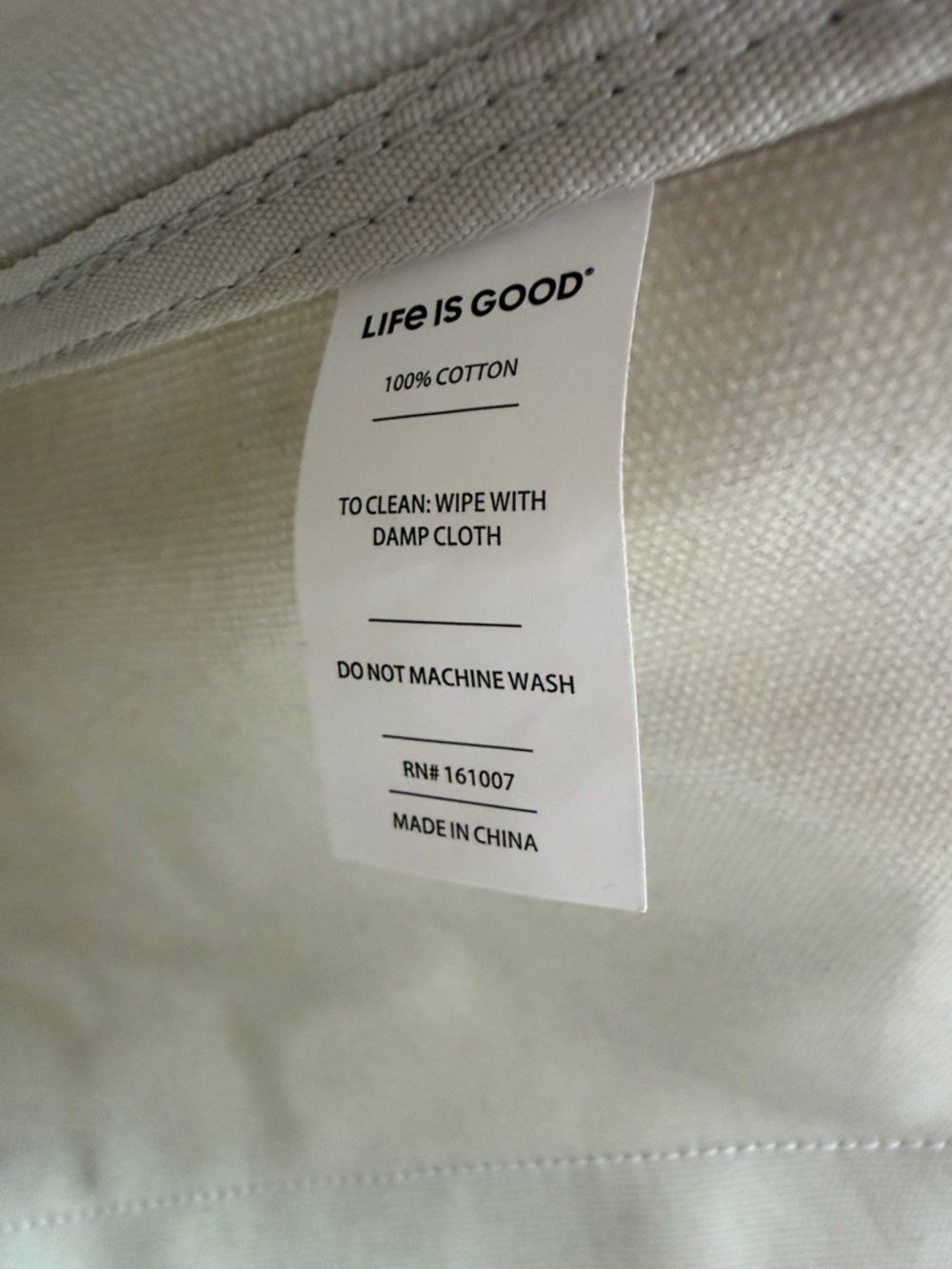 Life Is Good Canvas Tote - Picture 10 of 10